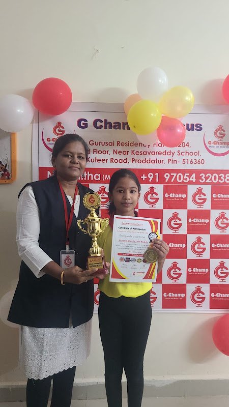 G-Champ Abacus, Proddatur — student achievement 2