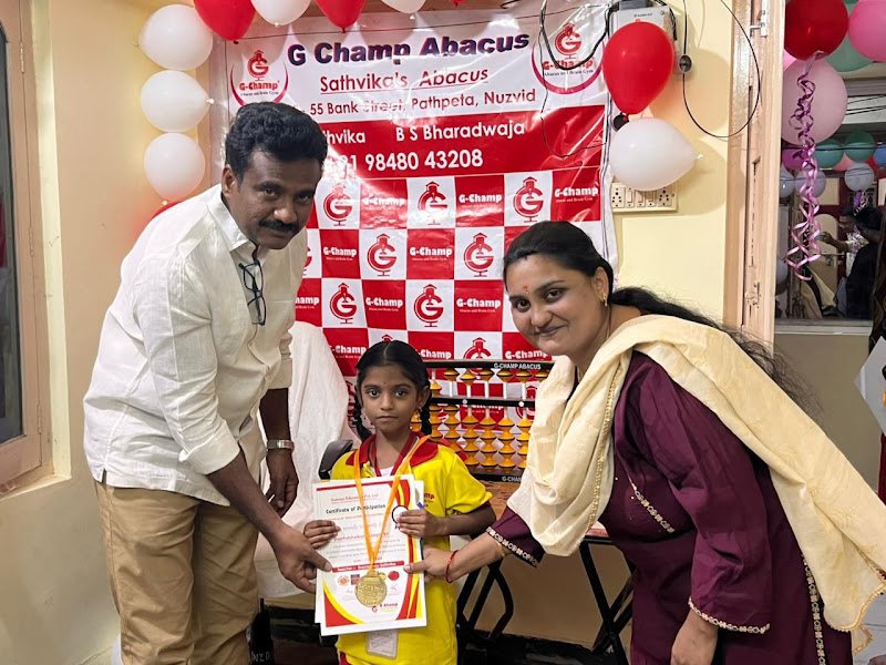 G-Champ Abacus, Nuzvid — student achievement 1