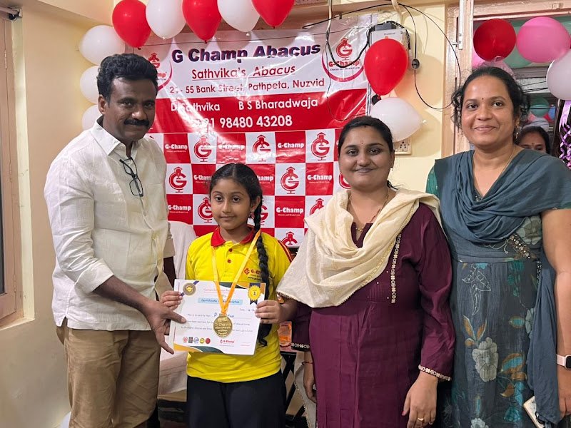 G-Champ Abacus, Nuzvid — student achievement 2