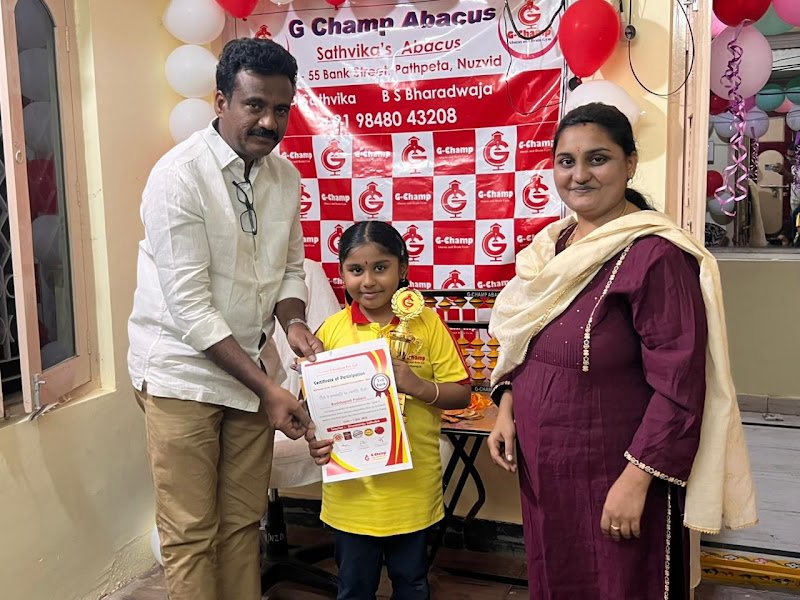 G-Champ Abacus, Nuzvid — student achievement 9