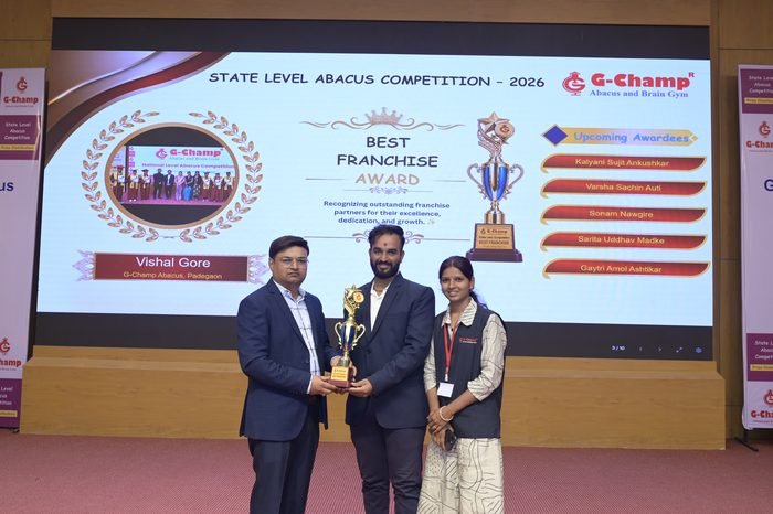 VISHAL GORE — Best Franchise at the G-Champ State Level Abacus Competition 2026