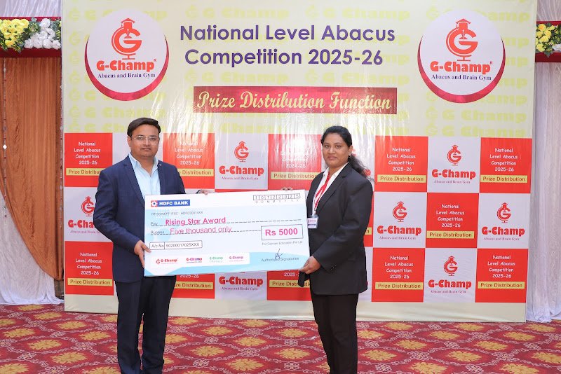 G-Champ Abacus, Solapur — franchise award 1