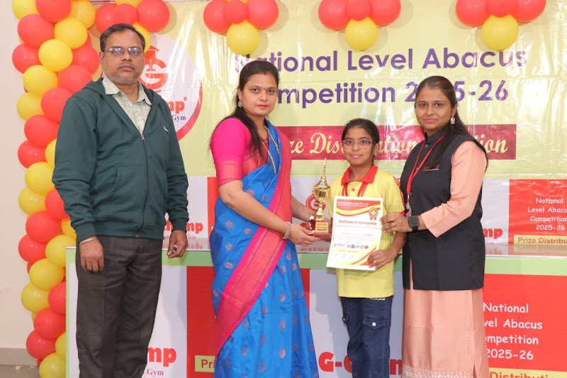 G-Champ Abacus, Khamla, Nagpur — student achievement 1