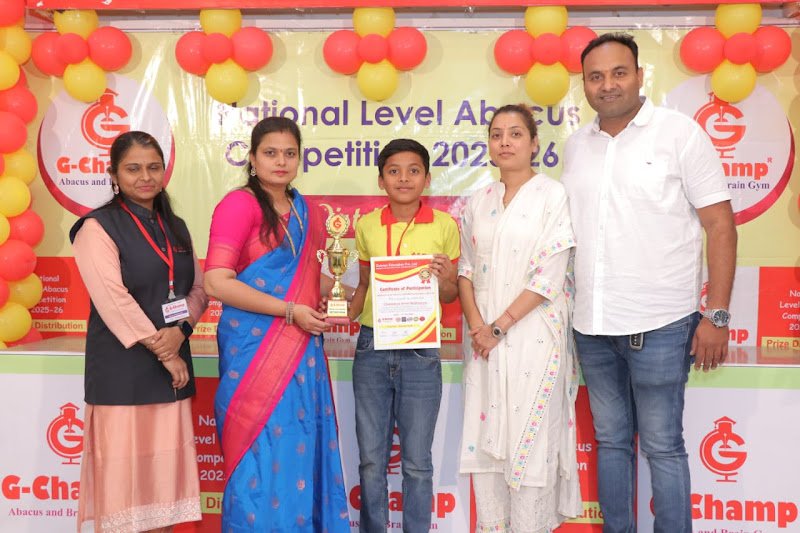 G-Champ Abacus, Khamla, Nagpur — student achievement 10