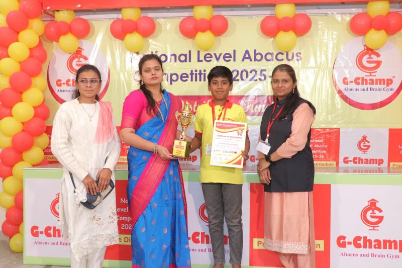 G-Champ Abacus, Khamla, Nagpur — student achievement 2