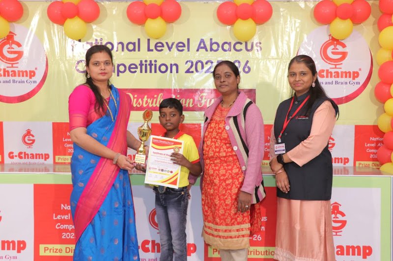 G-Champ Abacus, Khamla, Nagpur — student achievement 3