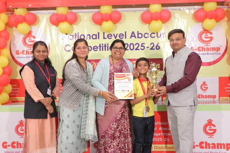 G-Champ Abacus, Khamla, Nagpur — student achievement 6