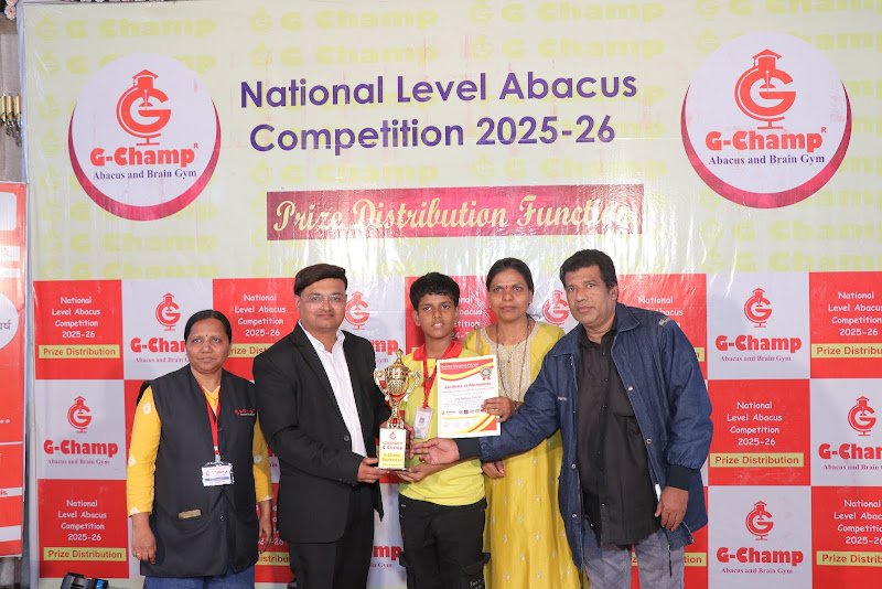 G-Champ Abacus, Navi Mumbai — student achievement 1