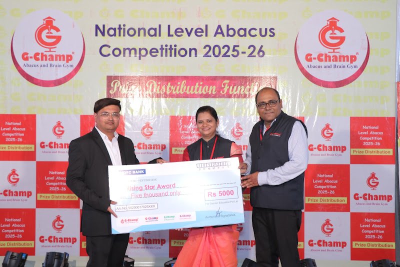 G-Champ Abacus, Nashik, — franchise award 1