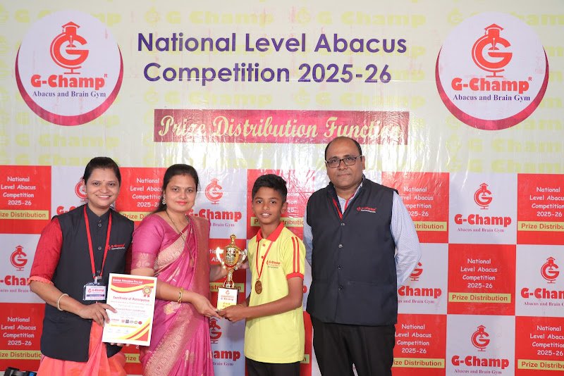 G-Champ Abacus, Nashik, — student achievement 1