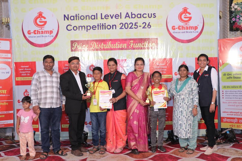 G-Champ Abacus, Nashik, — student achievement 4