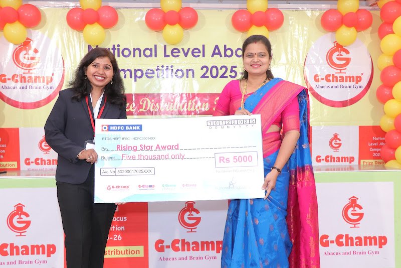 G-Champ Abacus, Bhandara — franchise award 1