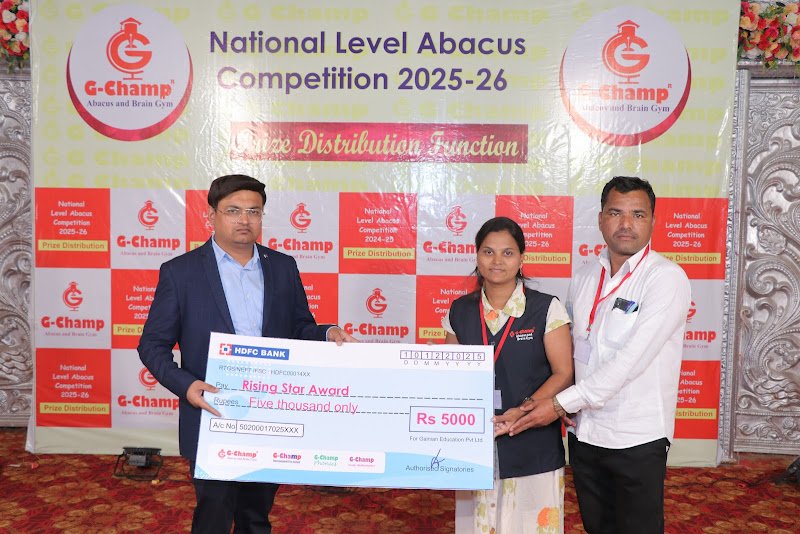 G-Champ Abacus, Beed — franchise award 2