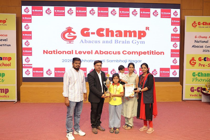 G-Champ Abacus, Wankhede Nagar — student achievement 2