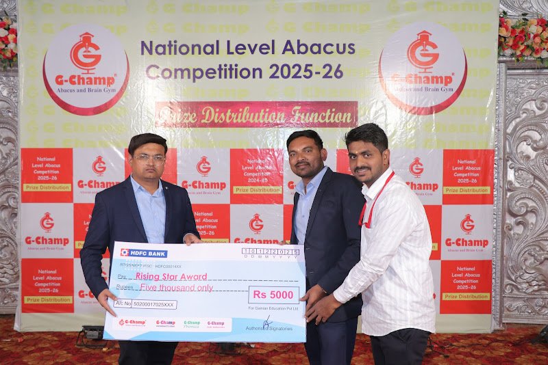 G-Champ Abacus, Koutha Nanded — franchise award 2