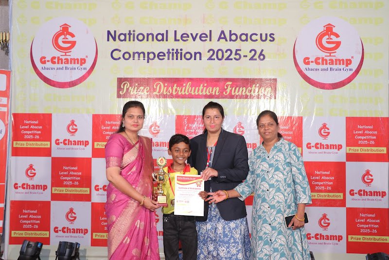 G-Champ Abacus, Dindori Road, Nashik. — student achievement 1