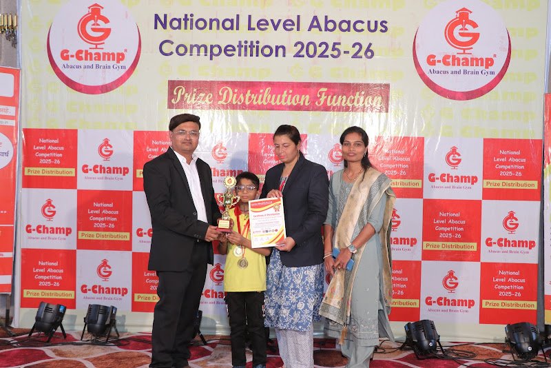 G-Champ Abacus, Dindori Road, Nashik. — student achievement 2