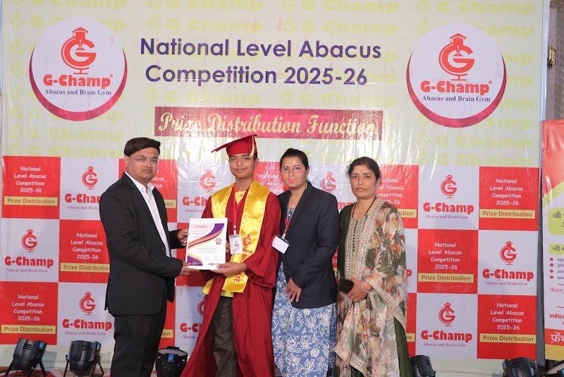 G-Champ Abacus, Dindori Road, Nashik. — student achievement 4