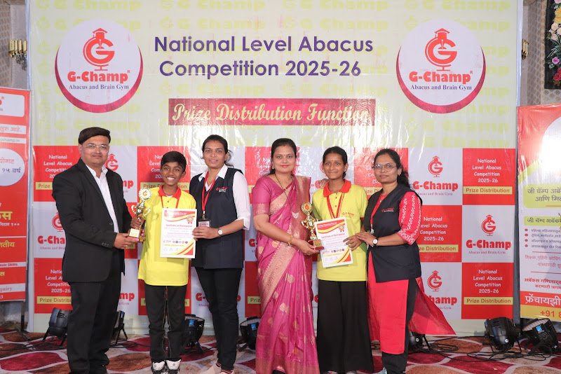 G-Champ Abacus, Nashik — student achievement 2