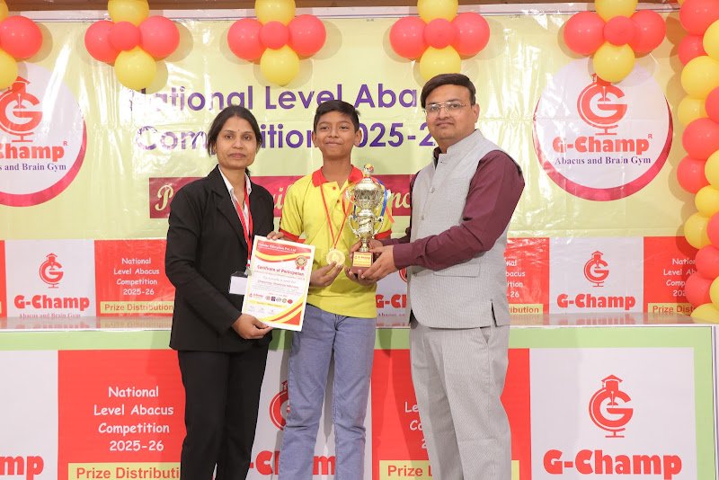 G-Champ Abacus, Nagpur — student achievement 1