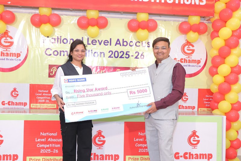 G-Champ Abacus, Darwha — franchise award 2