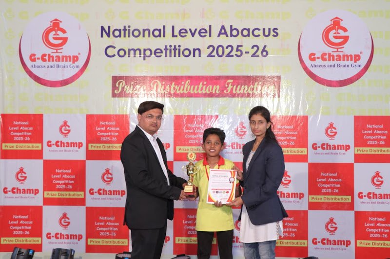 G-Champ Abacus, Dhule — student achievement 1