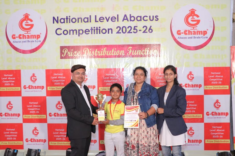 G-Champ Abacus, Dhule — student achievement 4