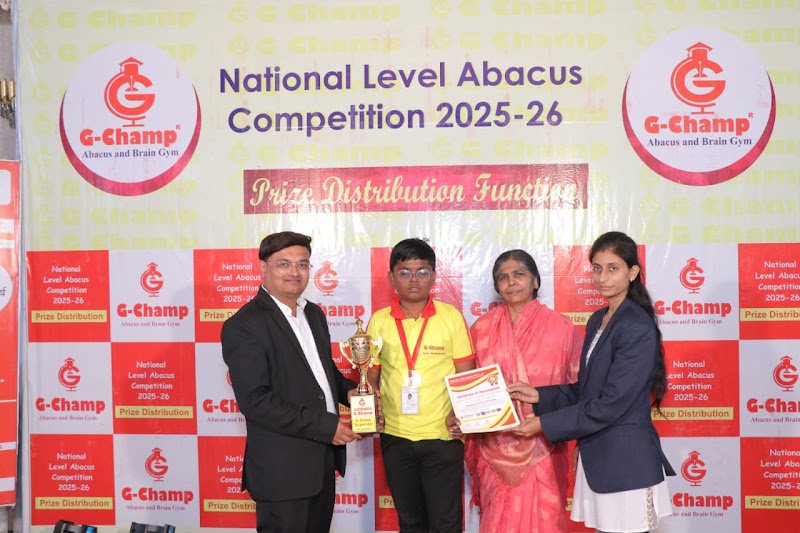 G-Champ Abacus, Dhule — student achievement 9