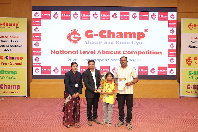 G-Champ Abacus, Holkar chowk — student achievement 1