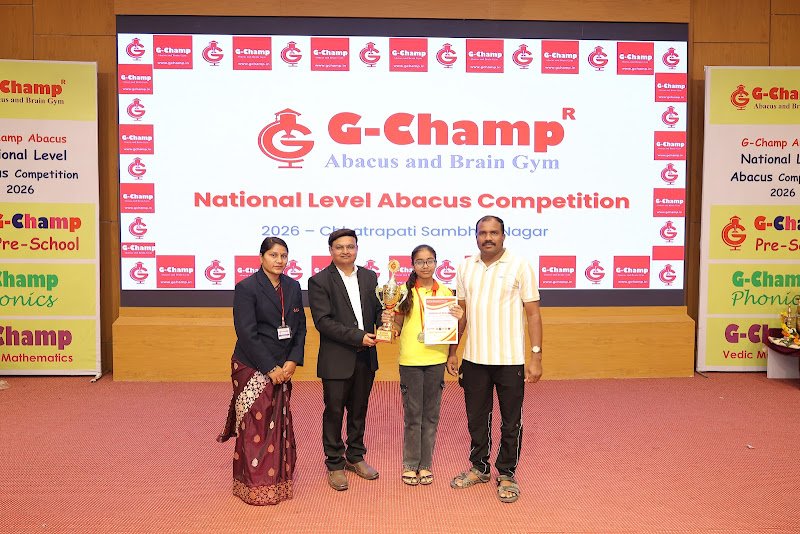 G-Champ Abacus, Holkar chowk — student achievement 2