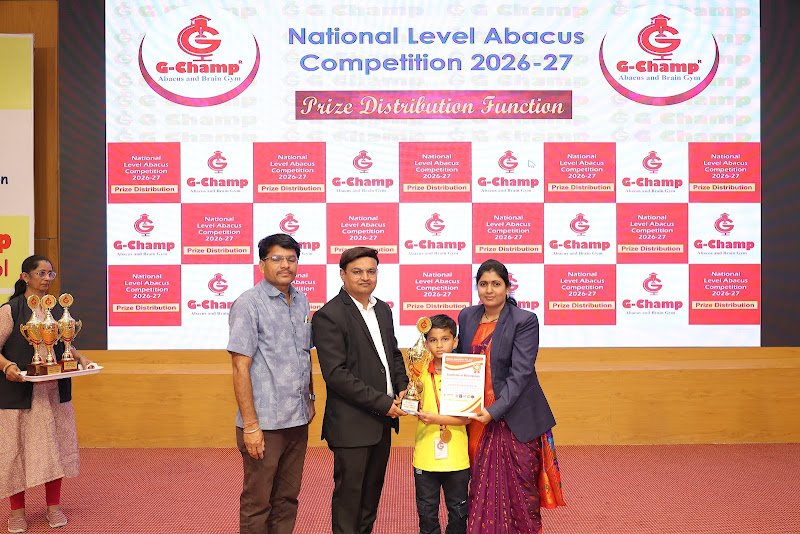 G-Champ Abacus, Holkar chowk — student achievement 3