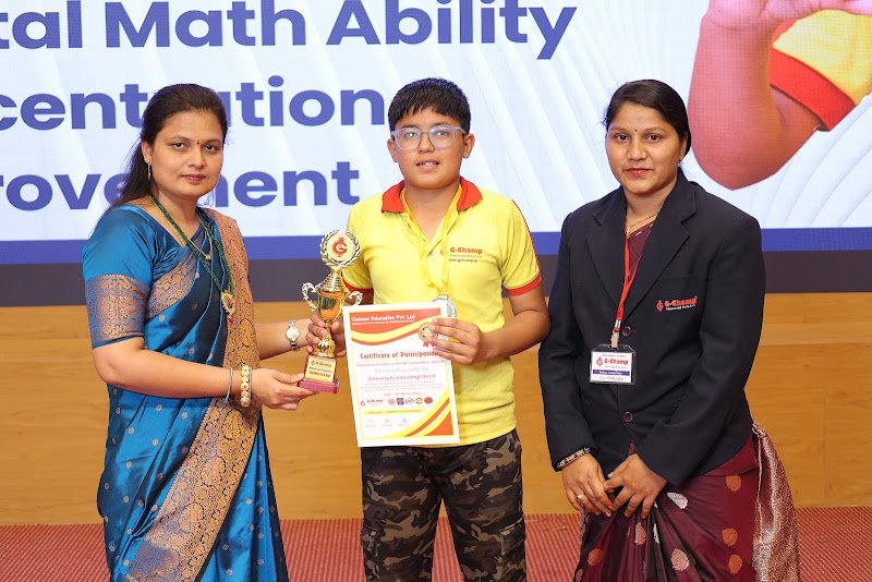 G-Champ Abacus, Holkar chowk — student achievement 8
