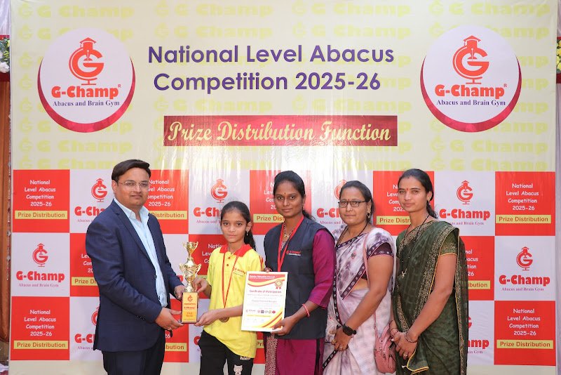 G-Champ Abacus, Ambegaon bk — student achievement 5