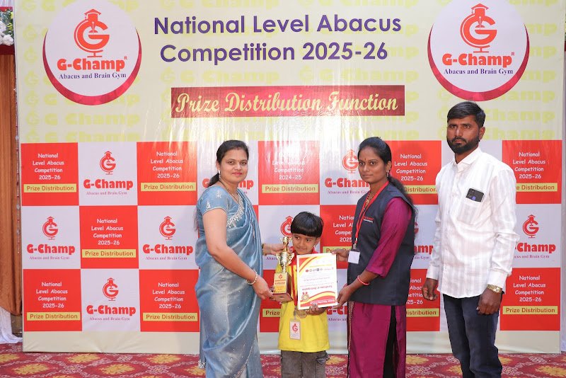 G-Champ Abacus, Ambegaon bk — student achievement 9