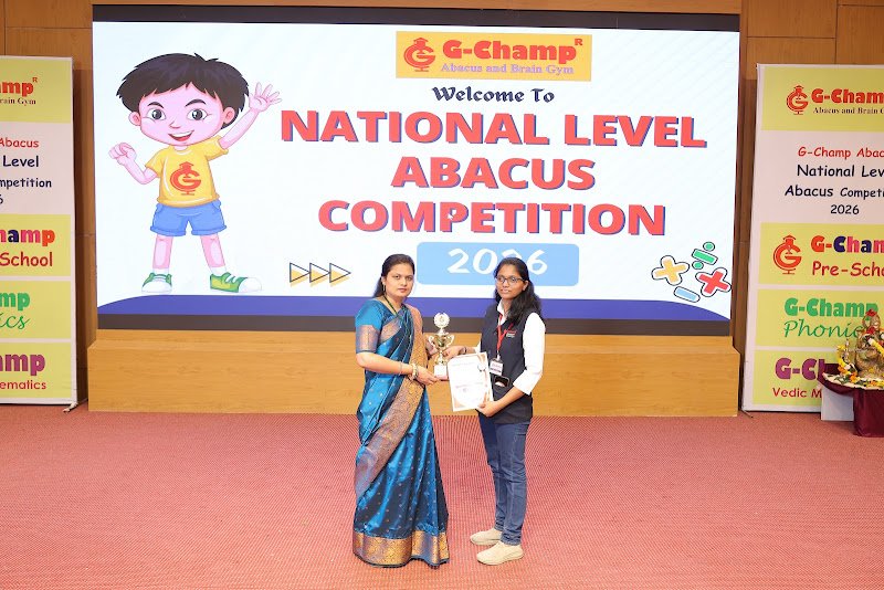 G-Champ Abacus, Jalgaon — franchise award 2