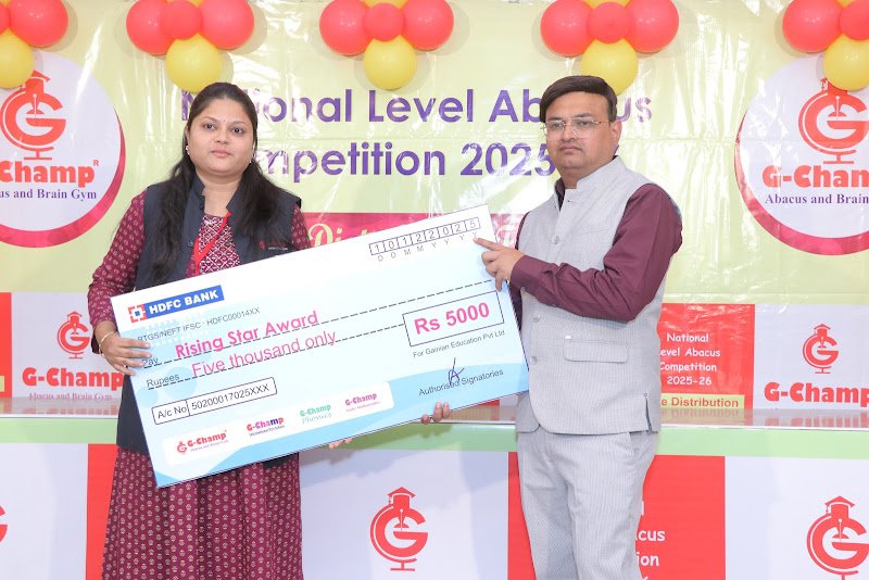 G-Champ Abacus, Bandhu Nagar — franchise award 10