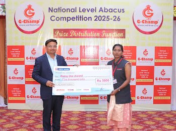 G-Champ Abacus, Ekata Nagar, — franchise award 2