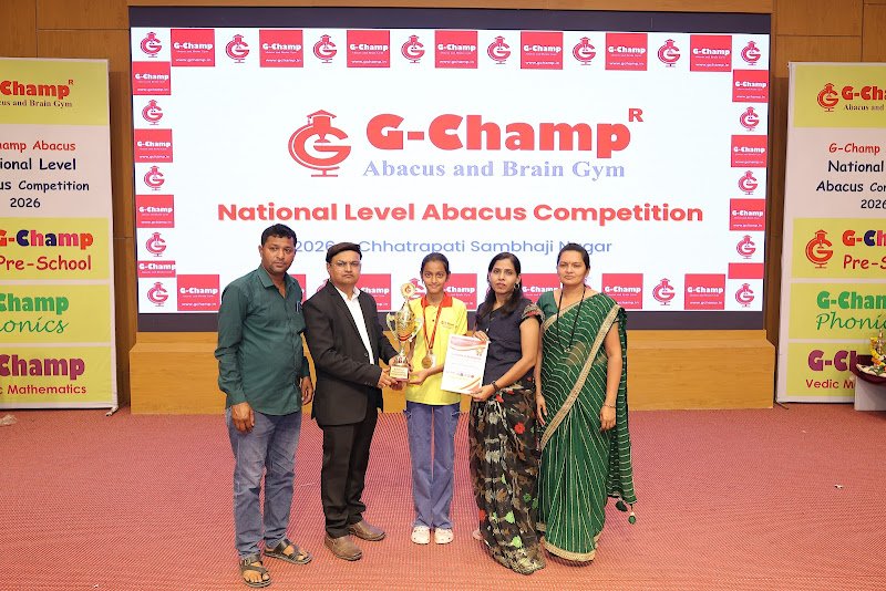 G-Champ Abacus, Shegaon. — student achievement 1