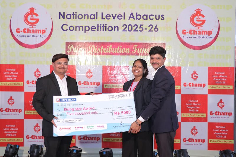 G-Champ Abacus, Kadodara — franchise award 1