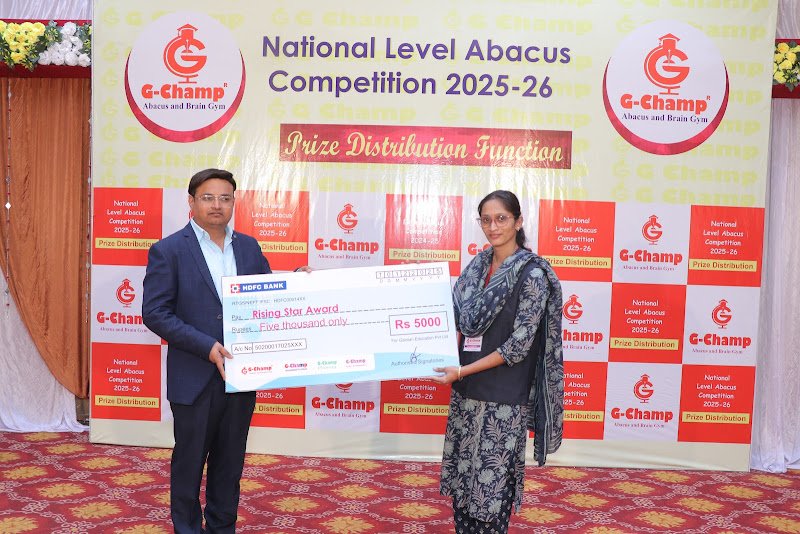 G-Champ Abacus, Sangola — franchise award 1