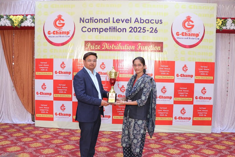 G-Champ Abacus, Sangola — franchise award 2
