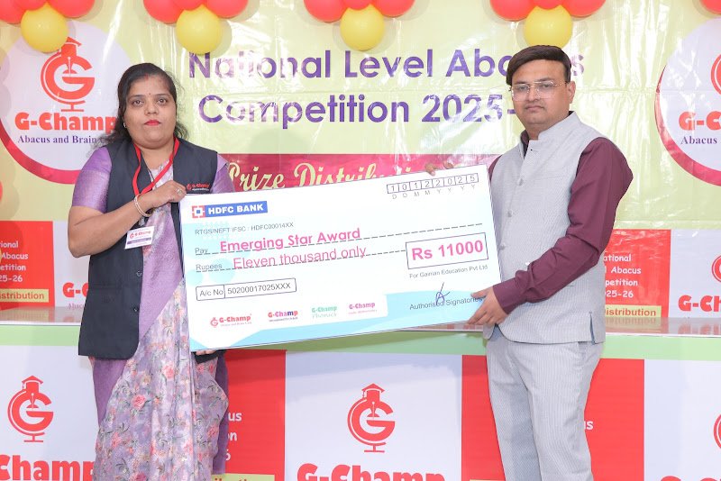 G-Champ Abacus, Hudkeshwar — franchise award 2