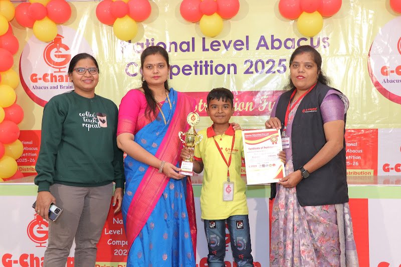 G-Champ Abacus, Hudkeshwar — student achievement 1