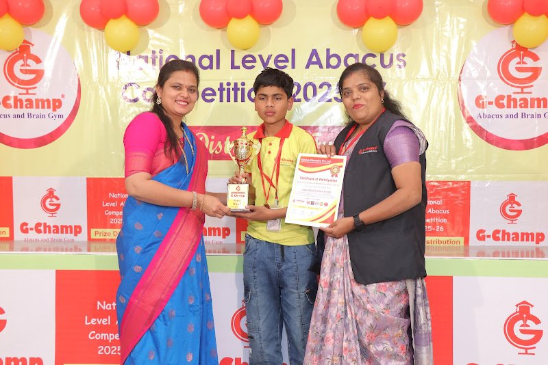 G-Champ Abacus, Hudkeshwar — student achievement 8