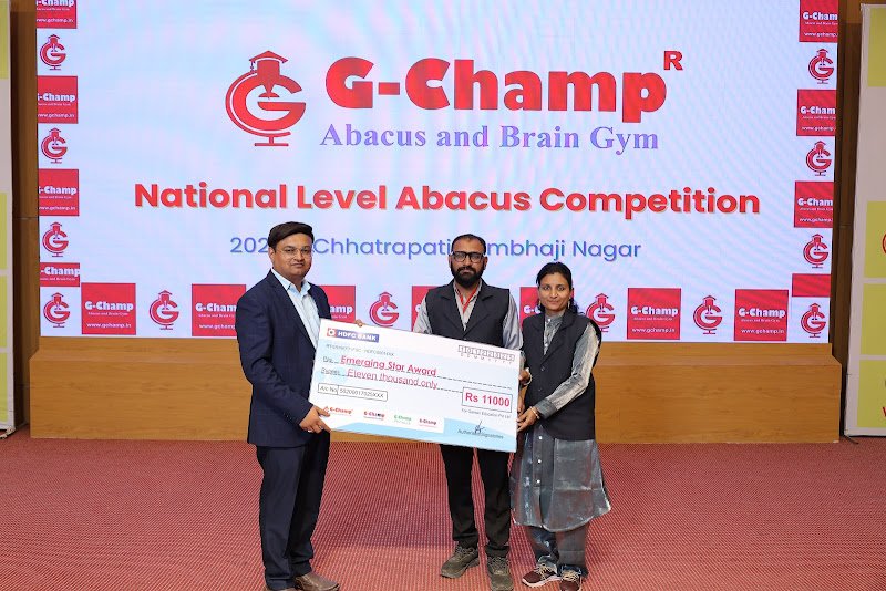 G-Champ Abacus, Jalna — franchise award 2