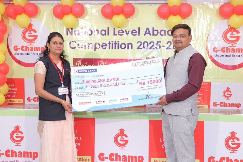 G-Champ Abacus, New Kalmeshwar — franchise award 1