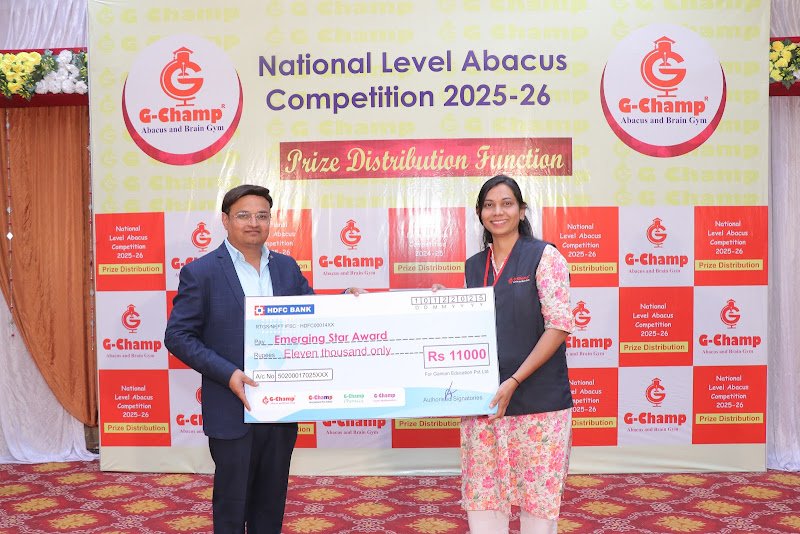 G-Champ Abacus, Solapur — franchise award 1