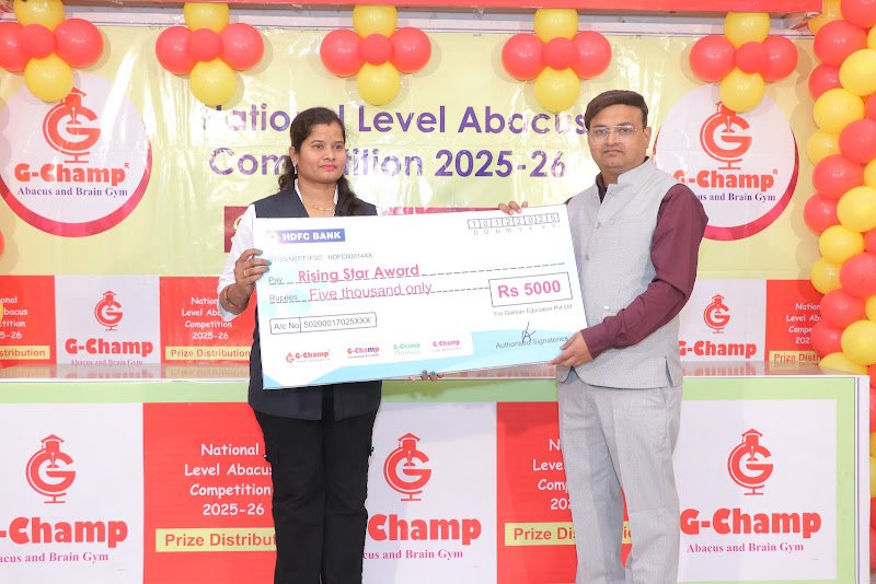 G-Champ Abacus, Bhandara — franchise award 2