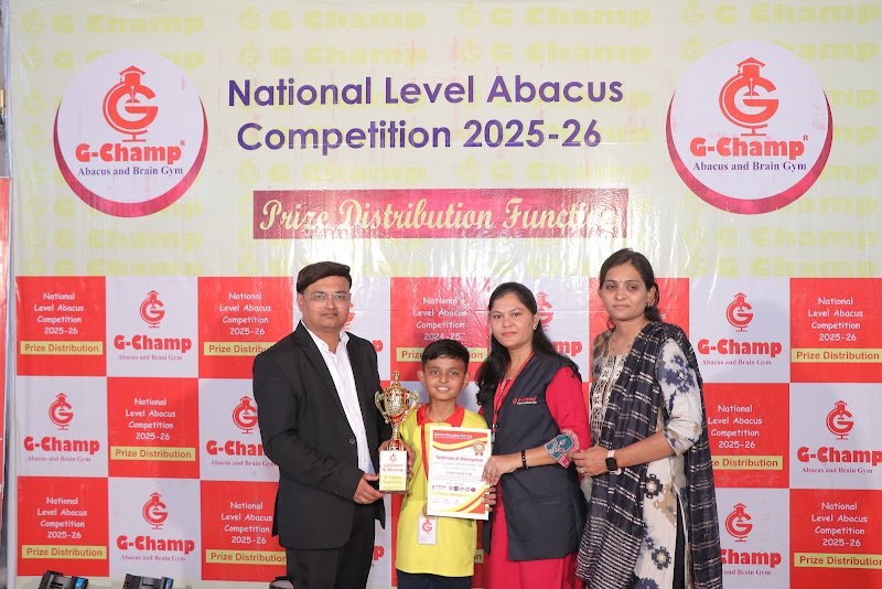 G-Champ Abacus, Dhule — student achievement 1