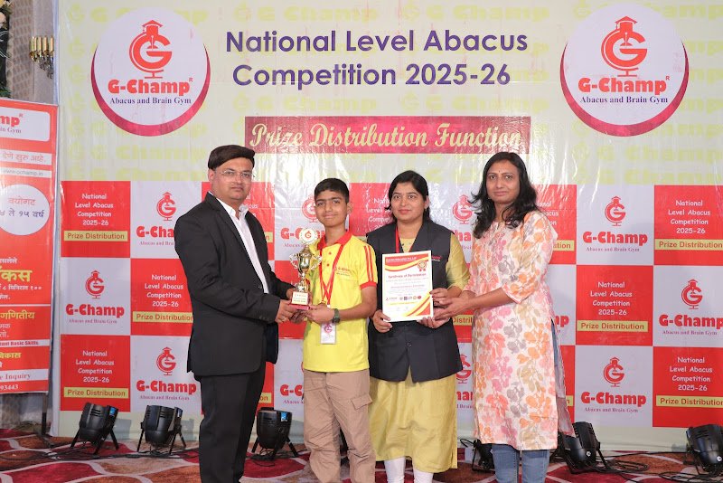 G-Champ Abacus, Govindnagar, Nashik — student achievement 1